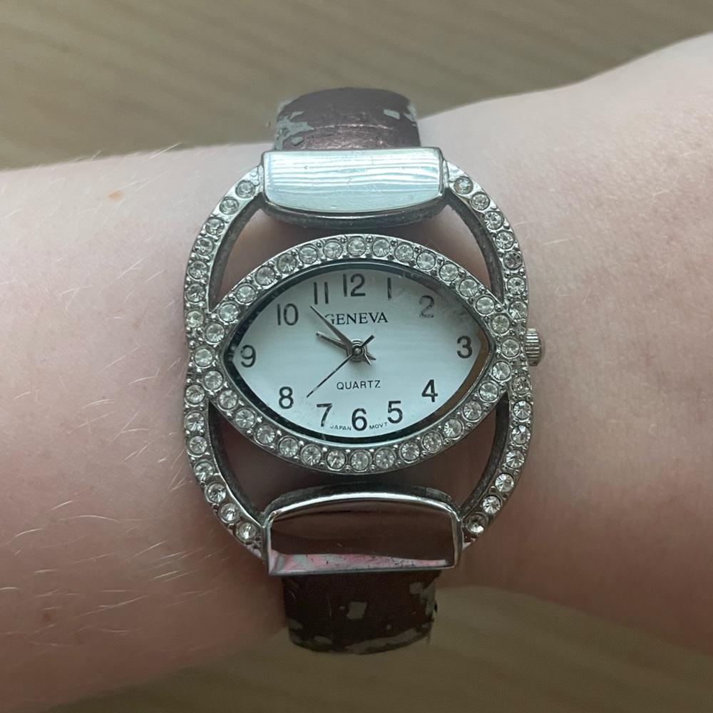 geneva cuff watch